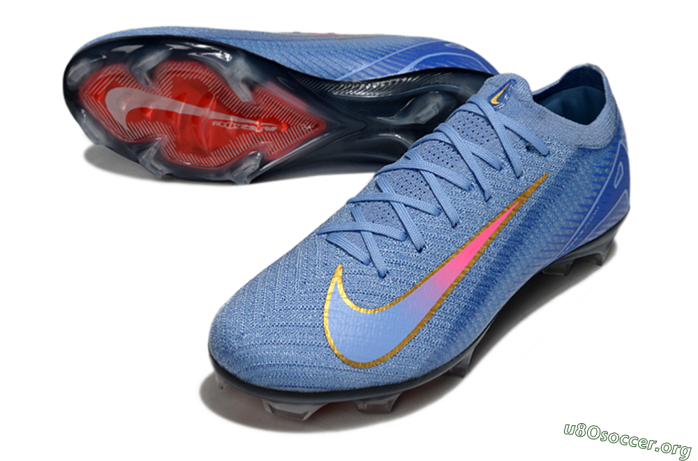 Nike Air Zoom Mercurial Vapor 16 Elite FG Football Boots - Blue/Pink/Gold 0