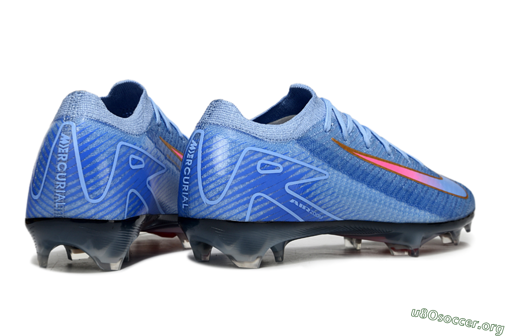 Nike Air Zoom Mercurial Vapor 16 Elite FG Football Boots - Blue/Pink/Gold 7