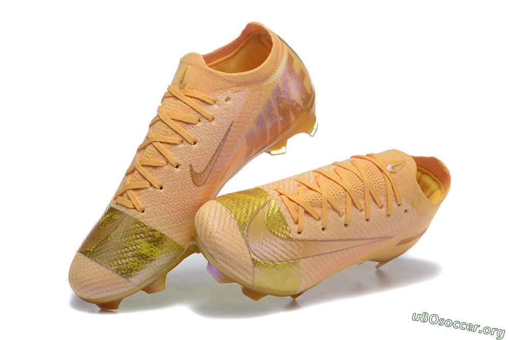 Nike Air Zoom Mercurial Vapor 16 Elite FG Football Boots - Yellow/Gold/White 6