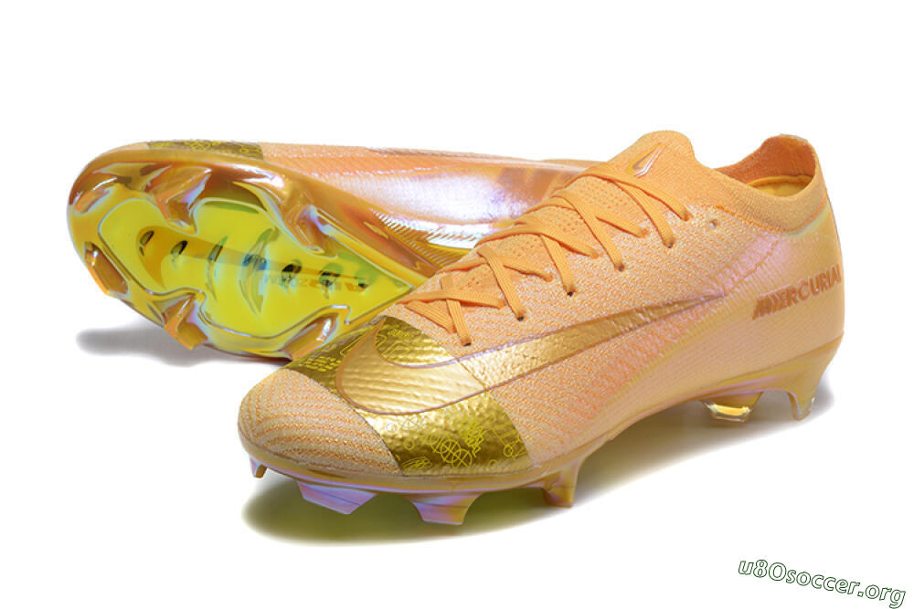 Nike Air Zoom Mercurial Vapor 16 Elite FG Football Boots - Yellow/Gold/White 0