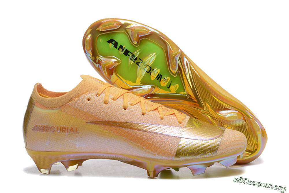 Nike Air Zoom Mercurial Vapor 16 Elite FG Football Boots - Yellow/Gold/White 2