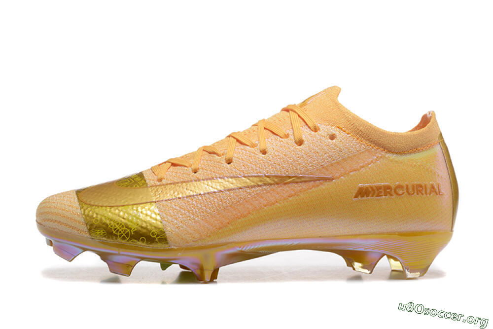 Nike Air Zoom Mercurial Vapor 16 Elite FG Football Boots - Yellow/Gold/White 3