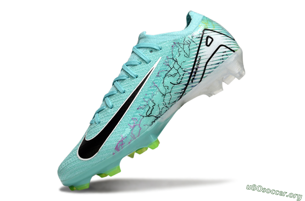 Nike Air Zoom Mercurial Vapor 16 Elite FG Football Boots - Blue/White/Black 6