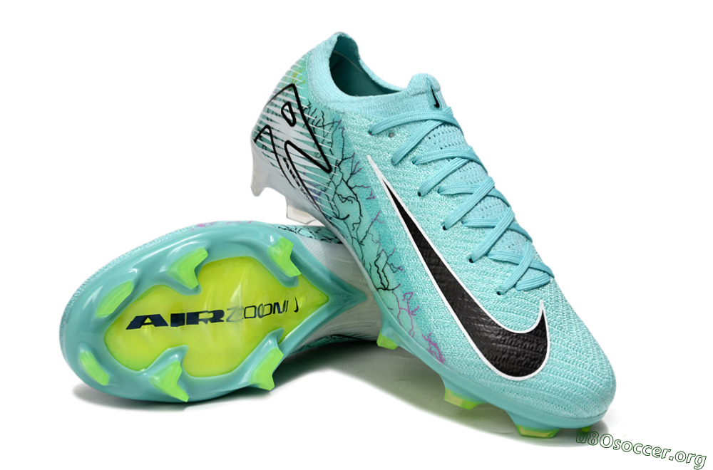 Nike Air Zoom Mercurial Vapor 16 Elite FG Football Boots - Blue/White/Black 4