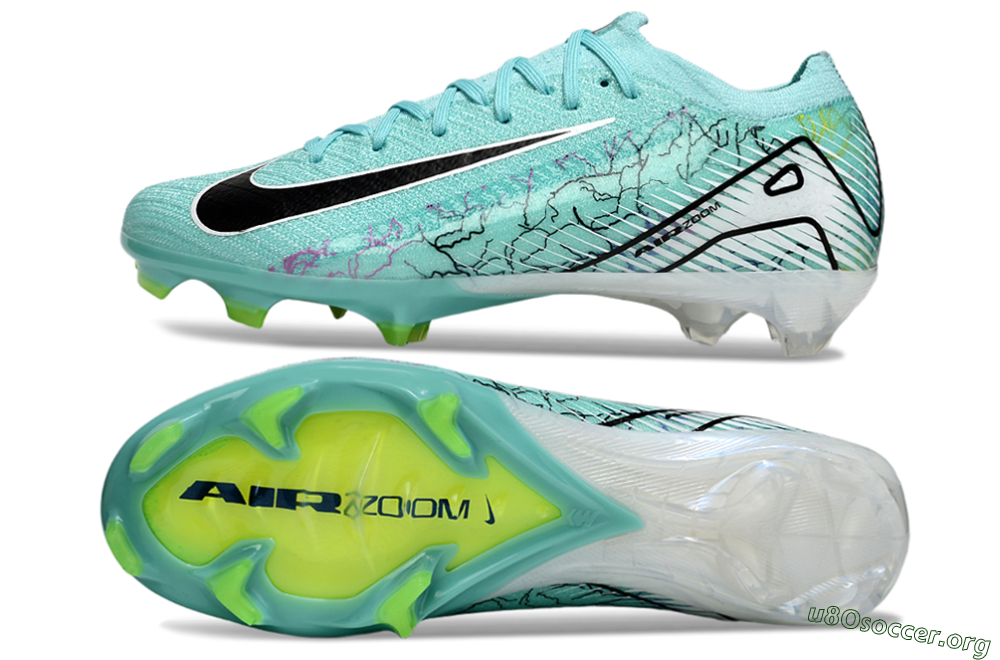 Nike Air Zoom Mercurial Vapor 16 Elite FG Football Boots - Blue/White/Black 1