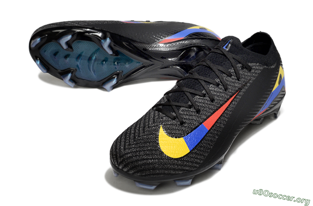 Nike Air Zoom Mercurial Vapor 16 Elite FG Football Boots - Black/Yellow/Blue/Red 0