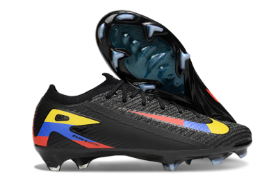Nike Air Zoom Mercurial Vapor 16 Elite FG Football Boots - Black/Yellow/Blue/Red