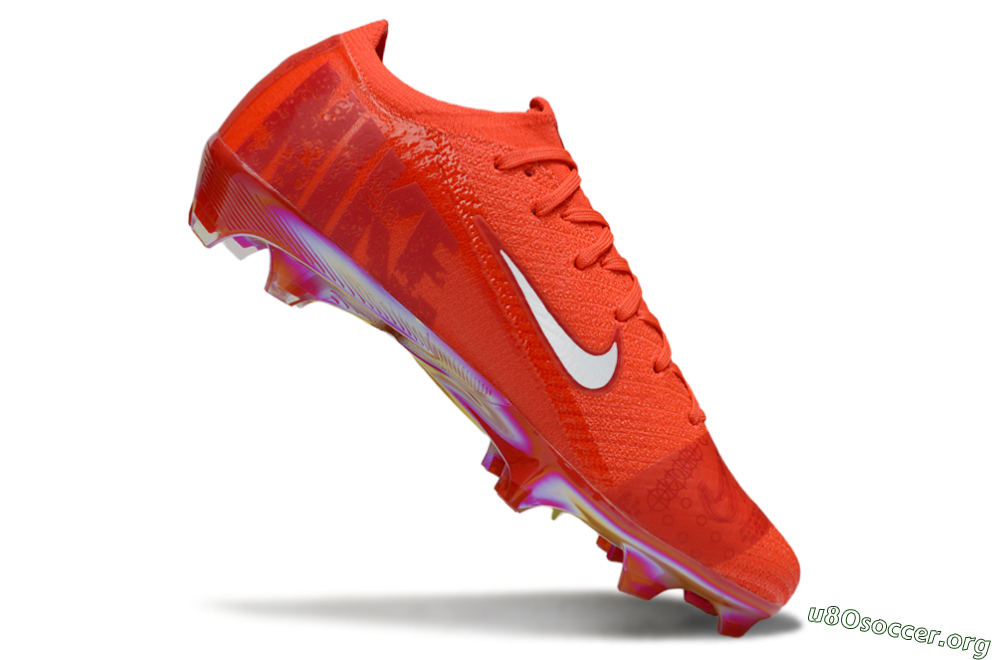 Nike Air Zoom Mercurial Vapor 16 Elite FG Football Boots - Red/White 5