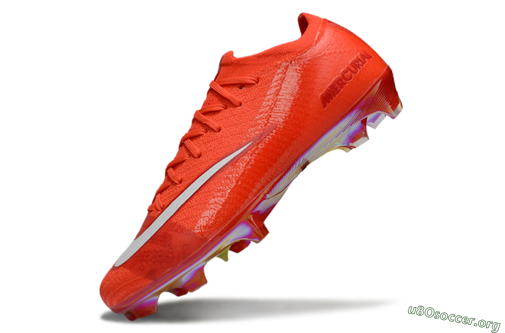 Nike Air Zoom Mercurial Vapor 16 Elite FG Football Boots - Red/White 6