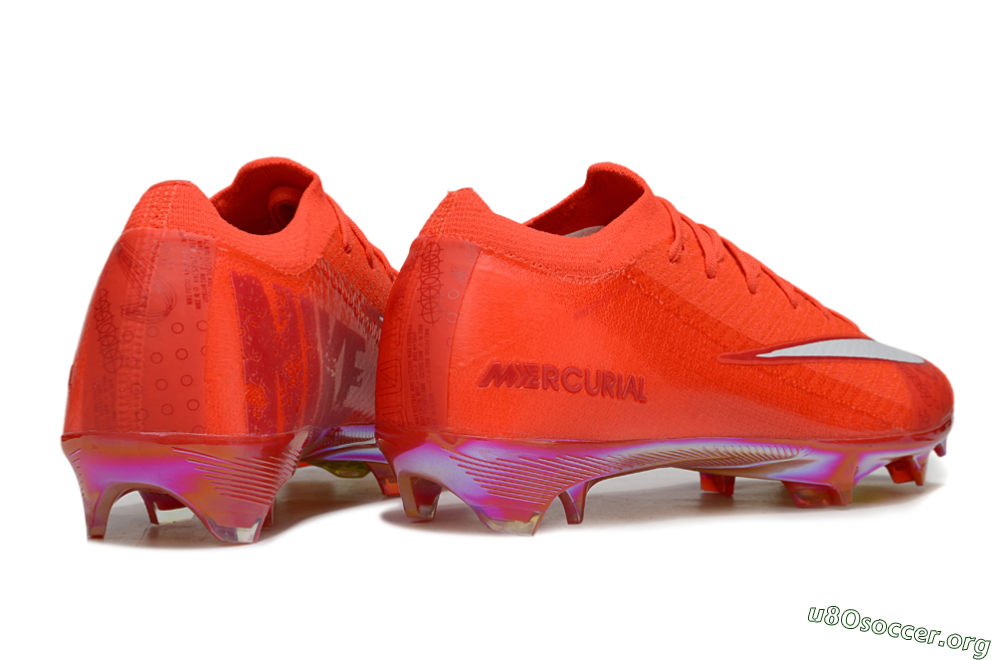 Nike Air Zoom Mercurial Vapor 16 Elite FG Football Boots - Red/White 7