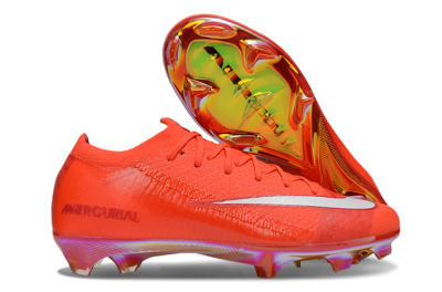 Nike Air Zoom Mercurial Vapor 16 Elite FG Football Boots - Red/White