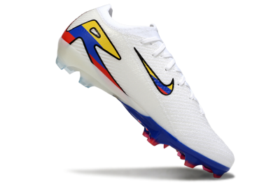 Nike Air Zoom Mercurial Vapor 16 Elite FG Football Boots - White/Yellow/Blue/Red
