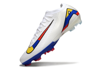 Nike Air Zoom Mercurial Vapor 16 Elite FG Football Boots - White/Yellow/Blue/Red