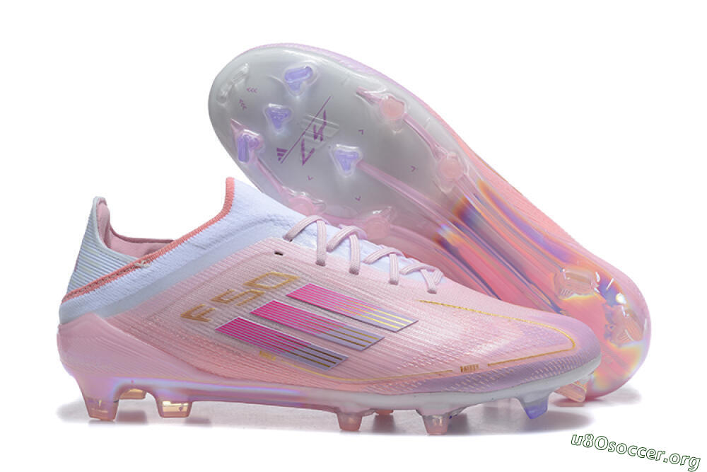 Adidas F50 Elite FG Football Boots - Pink/Purple/White 2
