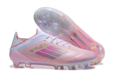 Adidas F50 Elite FG Football Boots - Pink/Purple/White