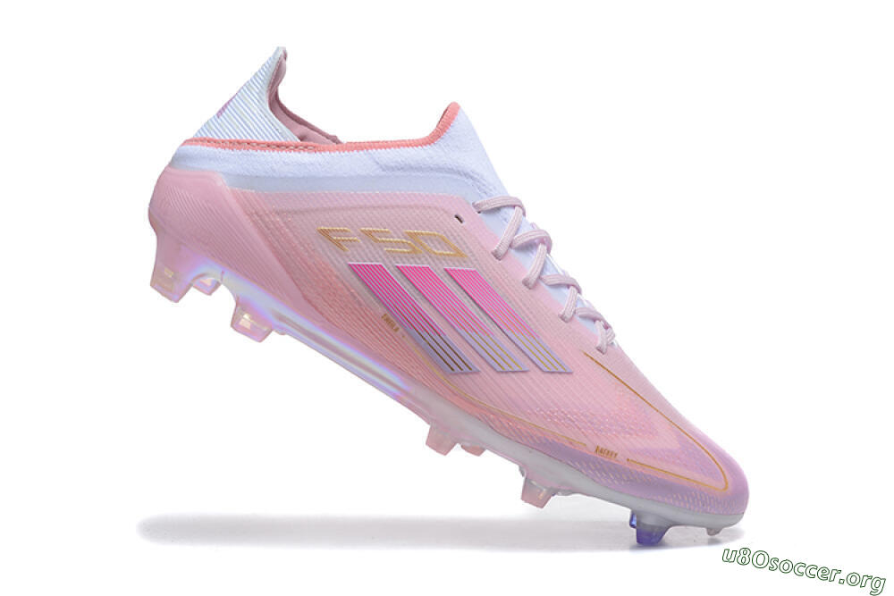 Adidas F50 Elite FG Football Boots - Pink/Purple/White 4