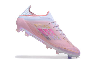 Adidas F50 Elite FG Football Boots - Pink/Purple/White