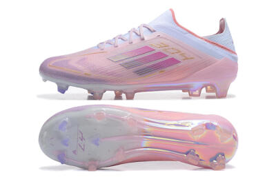 Adidas F50 Elite FG Football Boots - Pink/Purple/White