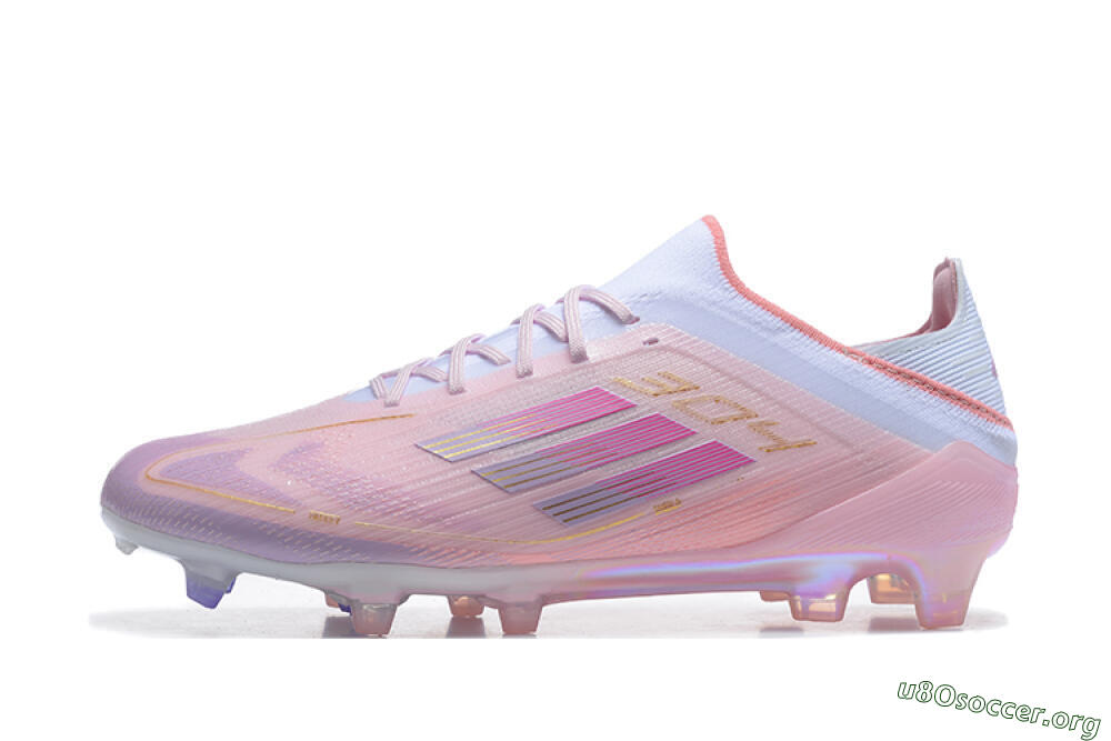 Adidas F50 Elite FG Football Boots - Pink/Purple/White 3