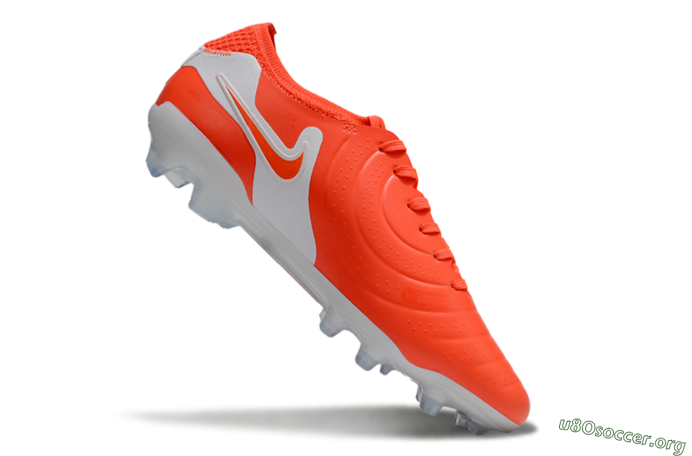 Nike Tiempo Legend 10 Elite FG Football Boots - Red/White 5
