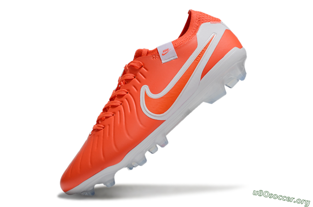 Nike Tiempo Legend 10 Elite FG Football Boots - Red/White 6