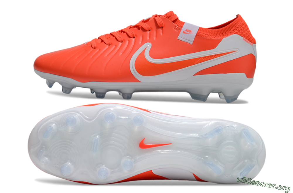Nike Tiempo Legend 10 Elite FG Football Boots - Red/White 1