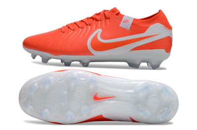 Nike Tiempo Legend 10 Elite FG Football Boots - Red/White