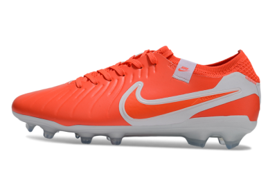 Nike Tiempo Legend 10 Elite FG Football Boots - Red/White
