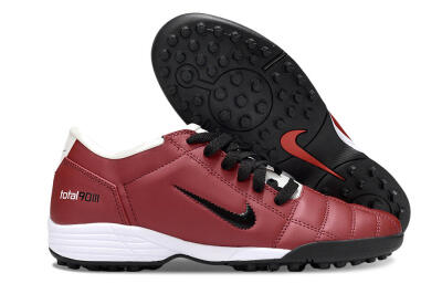 Nike Total 90 III TF Football Shoes - Red/Black/White