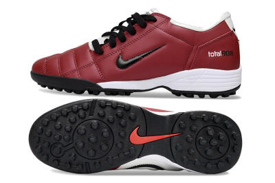 Nike Total 90 III TF Football Shoes - Red/Black/White