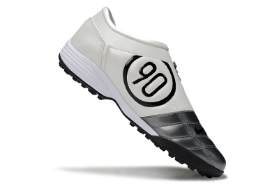 Nike Total 90 III TF Football Shoes - Silver/Black/White