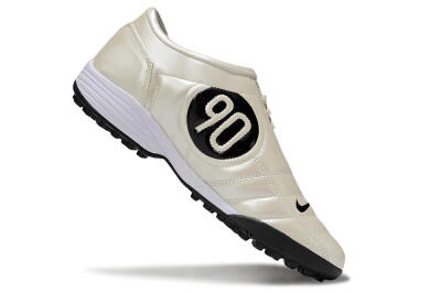 Nike Total 90 III TF Football Shoes - Beige/Black/White
