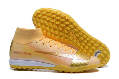 Nike Air Zoom Mercurial Superfly 10 Elite TF Football Shoes - Yellow/Gold/White