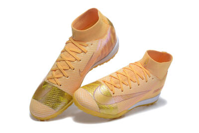 Nike Air Zoom Mercurial Superfly 10 Elite TF Football Shoes - Yellow/Gold/White