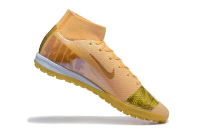 Nike Air Zoom Mercurial Superfly 10 Elite TF Football Shoes - Yellow/Gold/White