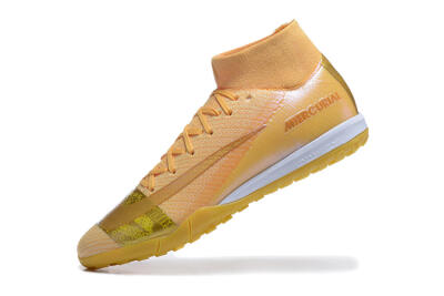 Nike Air Zoom Mercurial Superfly 10 Elite TF Football Shoes - Yellow/Gold/White