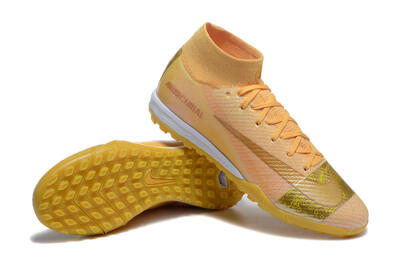 Nike Air Zoom Mercurial Superfly 10 Elite TF Football Shoes - Yellow/Gold/White