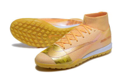 Nike Air Zoom Mercurial Superfly 10 Elite TF Football Shoes - Yellow/Gold/White