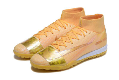 Nike Air Zoom Mercurial Superfly 10 Elite TF Football Shoes - Yellow/Gold/White