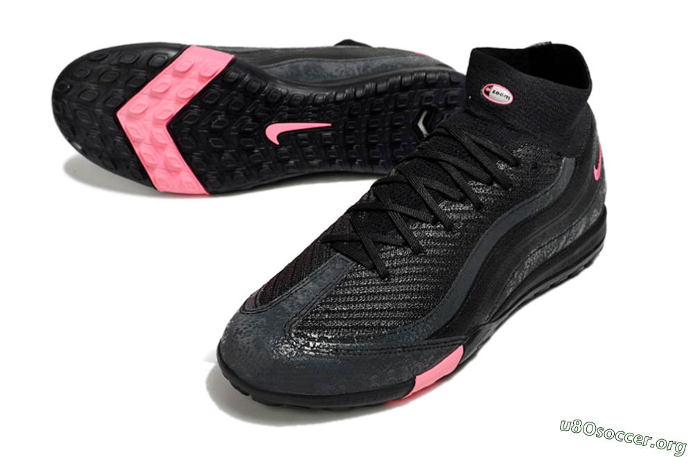Nike Air Zoom Mercurial Superfly 10 Elite TF Football Shoes - Black/Grey/Pink 0