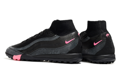 Nike Air Zoom Mercurial Superfly 10 Elite TF Football Shoes - Black/Grey/Pink