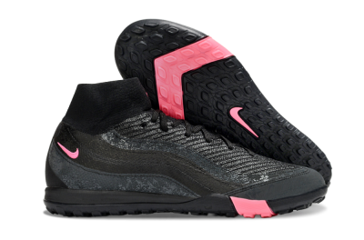 Nike Air Zoom Mercurial Superfly 10 Elite TF Football Shoes - Black/Grey/Pink
