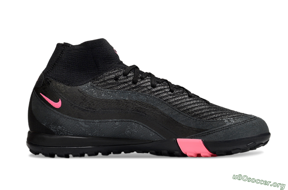 Nike Air Zoom Mercurial Superfly 10 Elite TF Football Shoes - Black/Grey/Pink 5