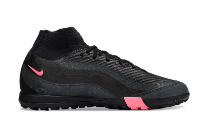 Nike Air Zoom Mercurial Superfly 10 Elite TF Football Shoes - Black/Grey/Pink