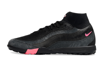 Nike Air Zoom Mercurial Superfly 10 Elite TF Football Shoes - Black/Grey/Pink