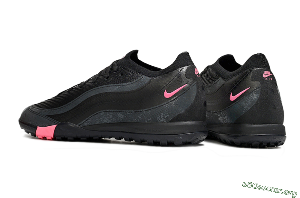 Nike Air Zoom Mercurial Vapor 16 Elite TF Football Shoes - Black/Grey/Pink 4