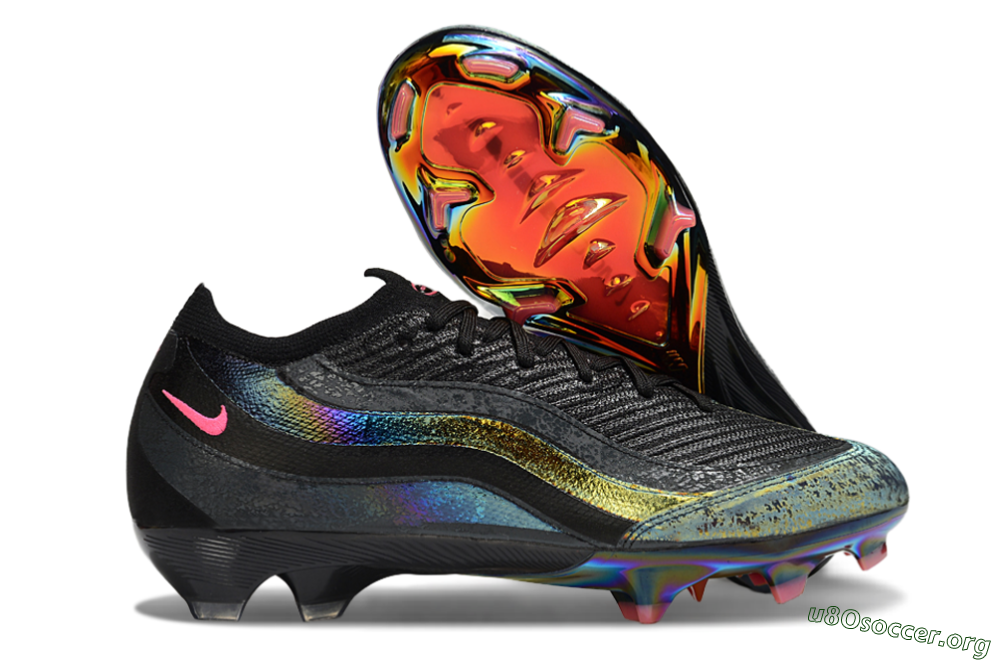 Nike Air Zoom Mercurial Vapor 16 Elite FG Football Boots - Black/Grey/Pink 2