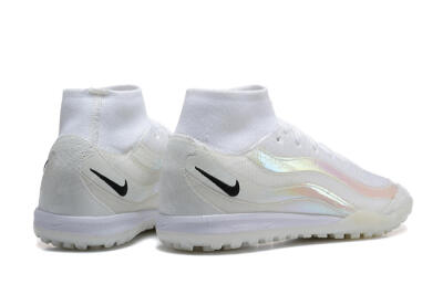 Nike Air Zoom Mercurial Superfly 10 Elite TF Football Shoes - White/Black