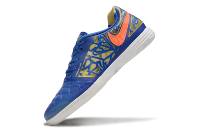 Nike Lunar Gato 2 IC Football Shoes - Blue/Gold/Red
