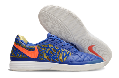 Nike Lunar Gato 2 IC Football Shoes - Blue/Gold/Red